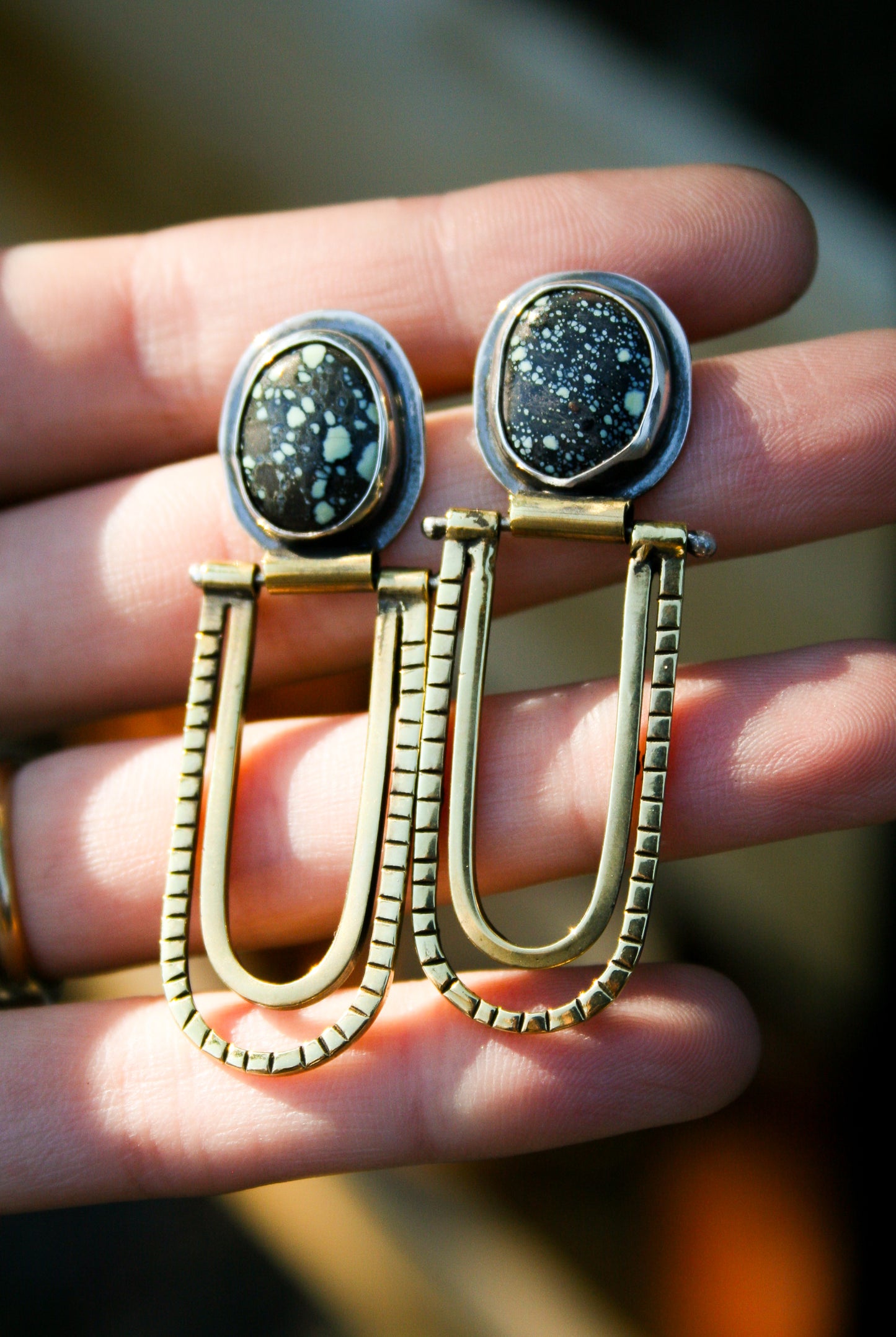 Turquoise Orbit Earrings