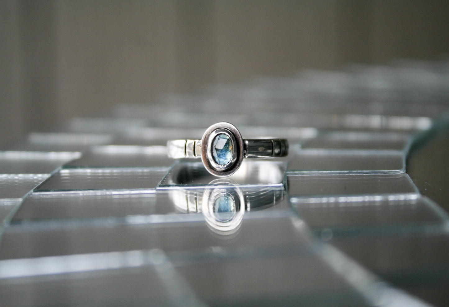 Size 8 1/4 | Oval MT Sapphire Ring