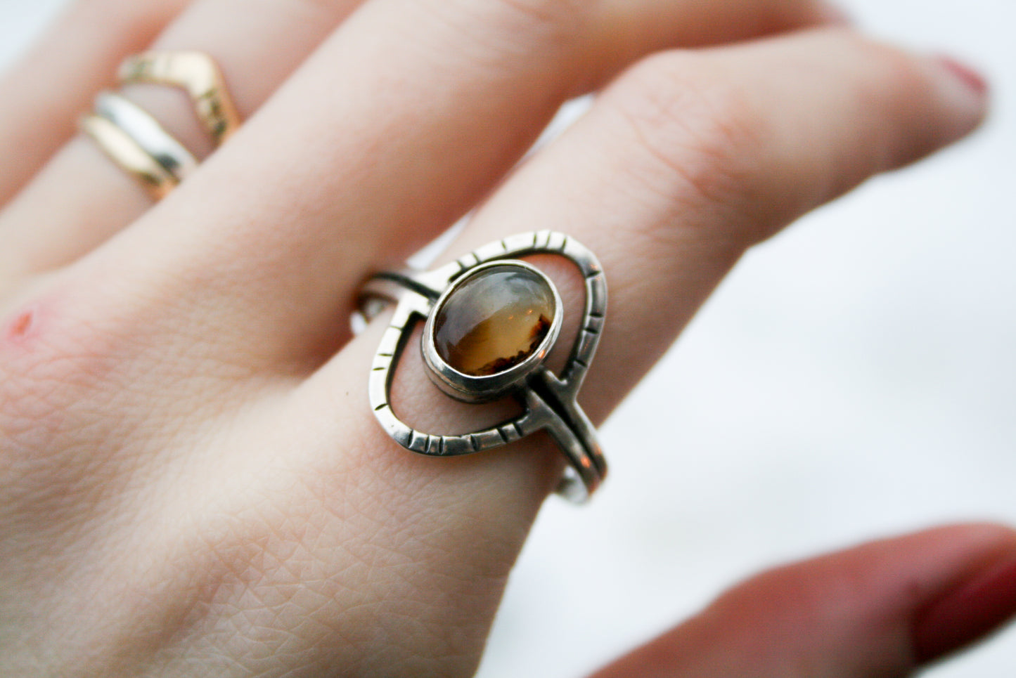 Size 12 1/2 | MT Agate Orbit Ring