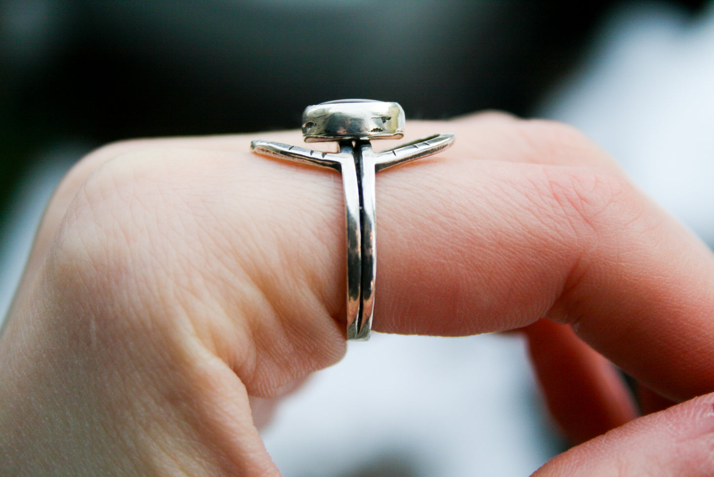 Size 9 | Montana Agate Orbit Ring