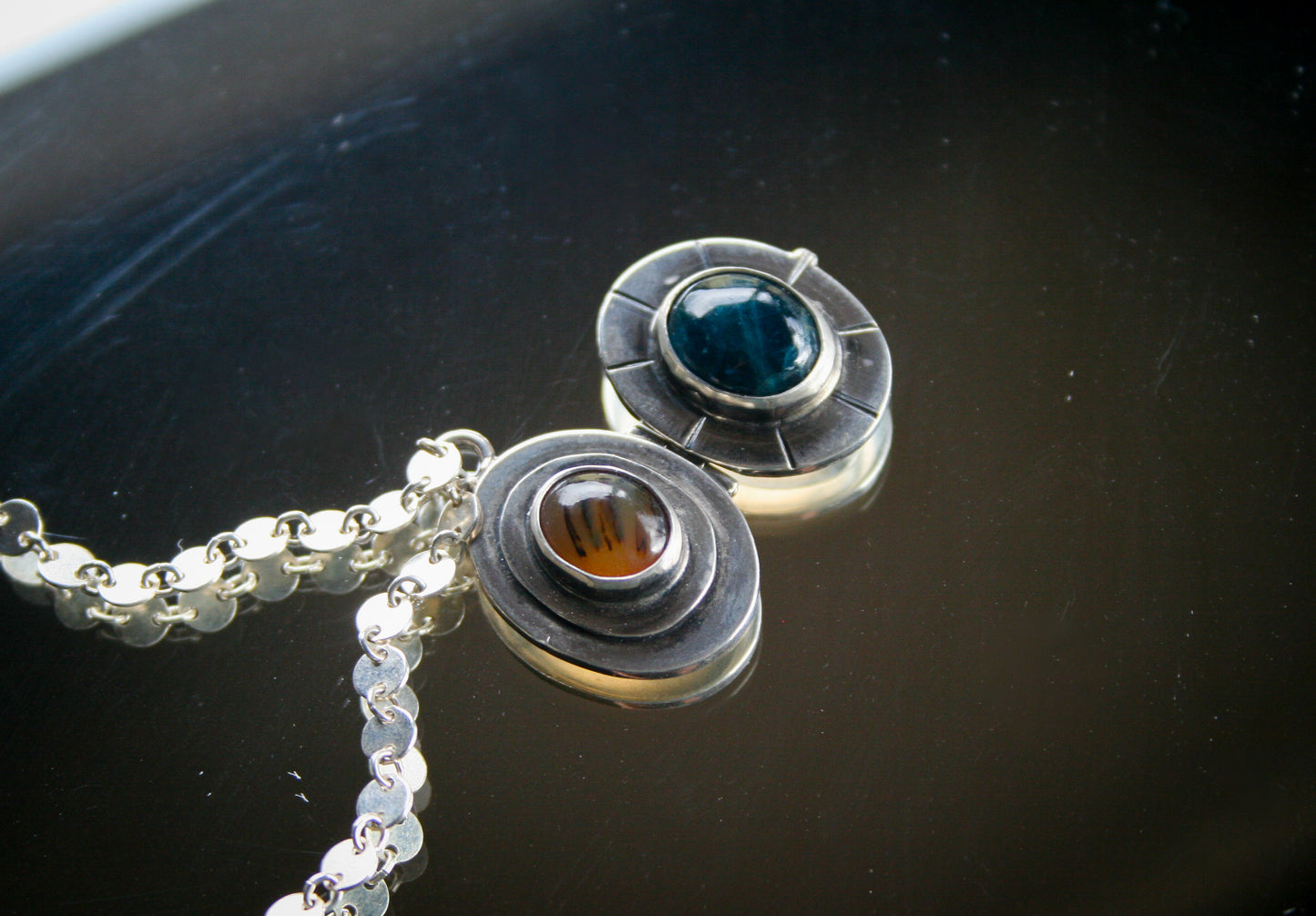 Dual Stone Locket C