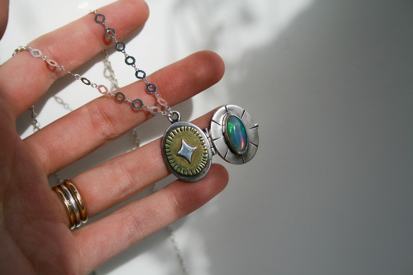 Opal Locket E