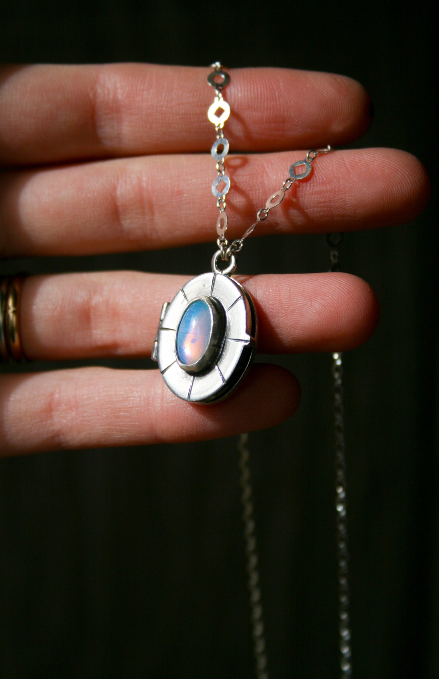 Opal Locket A