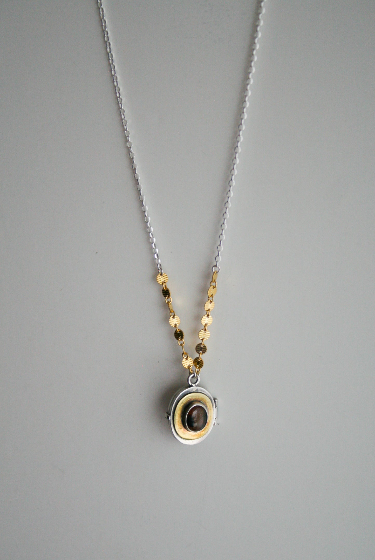 Dual Stone Locket B