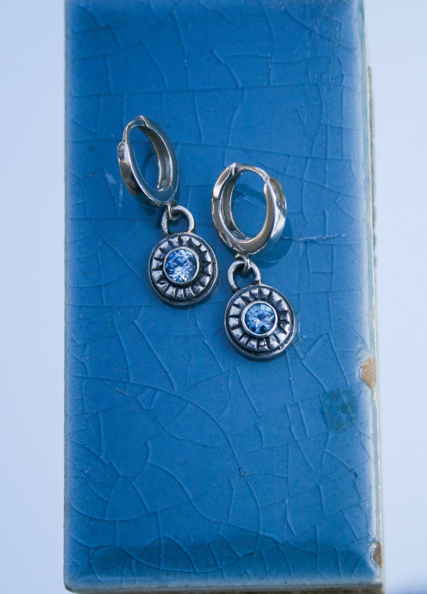 Sterling Silver Huggie + Charms | Made-to-Order