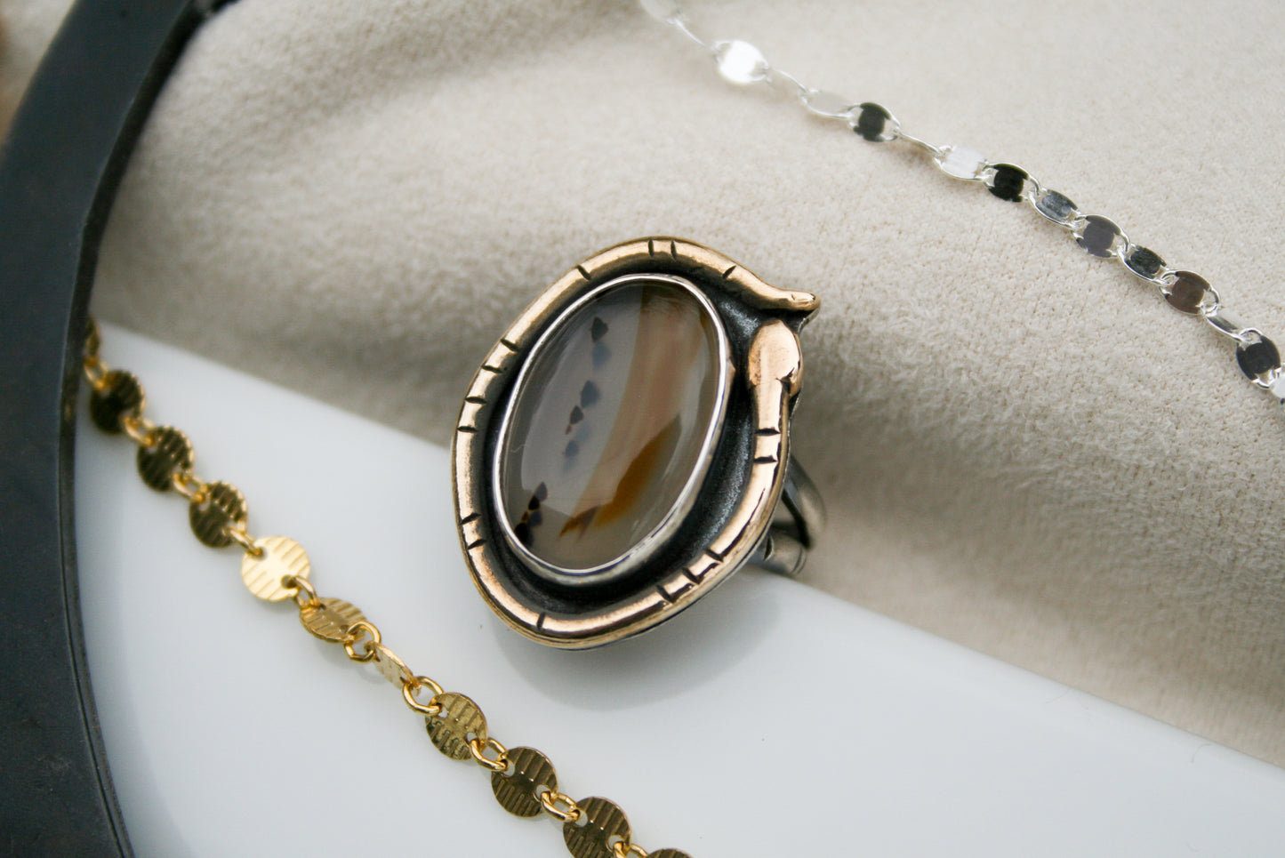 Size 8 1/2 | Serpent Ring