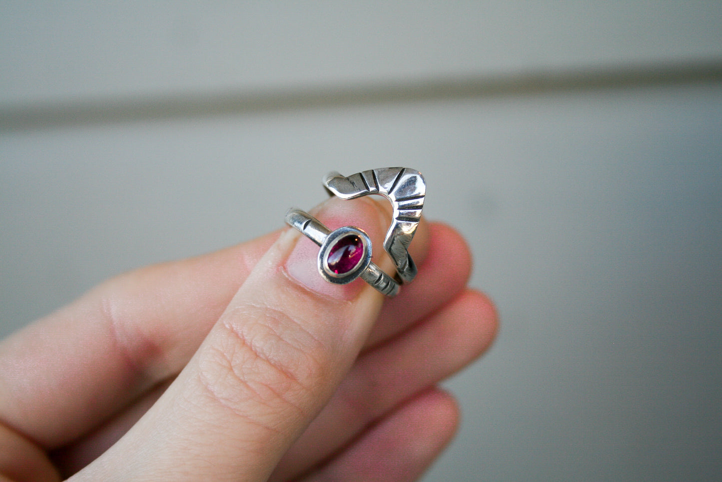 Size 5 1/2 | Garnet Sunrise Stacker Set