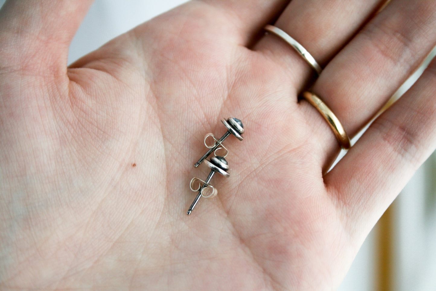 Simple MT Sapphire Studs | Made-to-Order