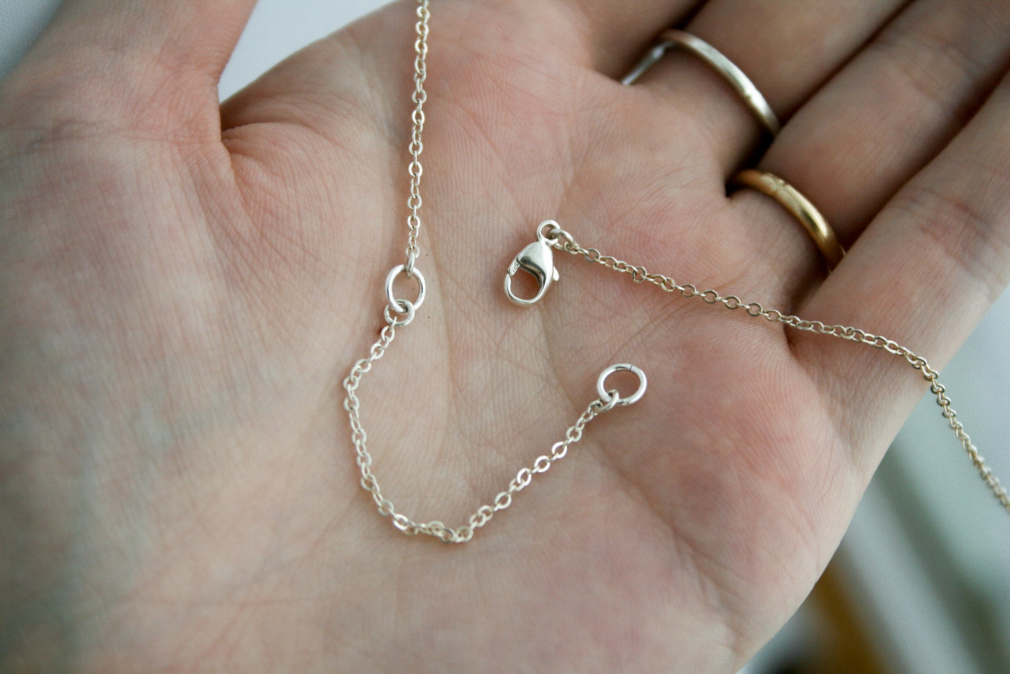 Sterling Silver MT Sapphire Necklace | Made-to-Order