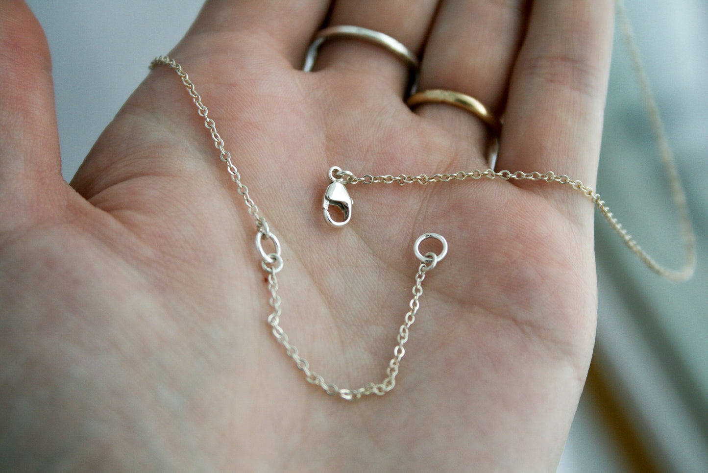 Mixed Metal MT Sapphire Necklace | Made-to-Order