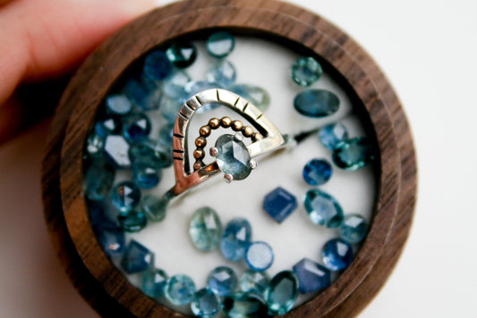 Blue Horizon Ring (Prong Set) | Made-to-Size