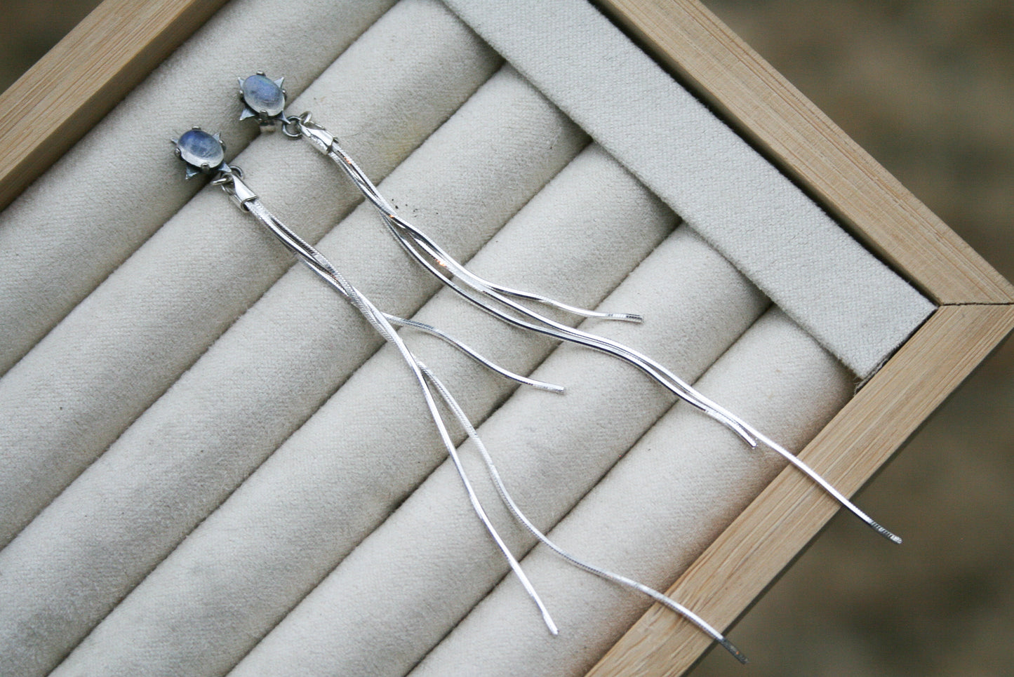 Shooting Star Dangles (Moonstone)