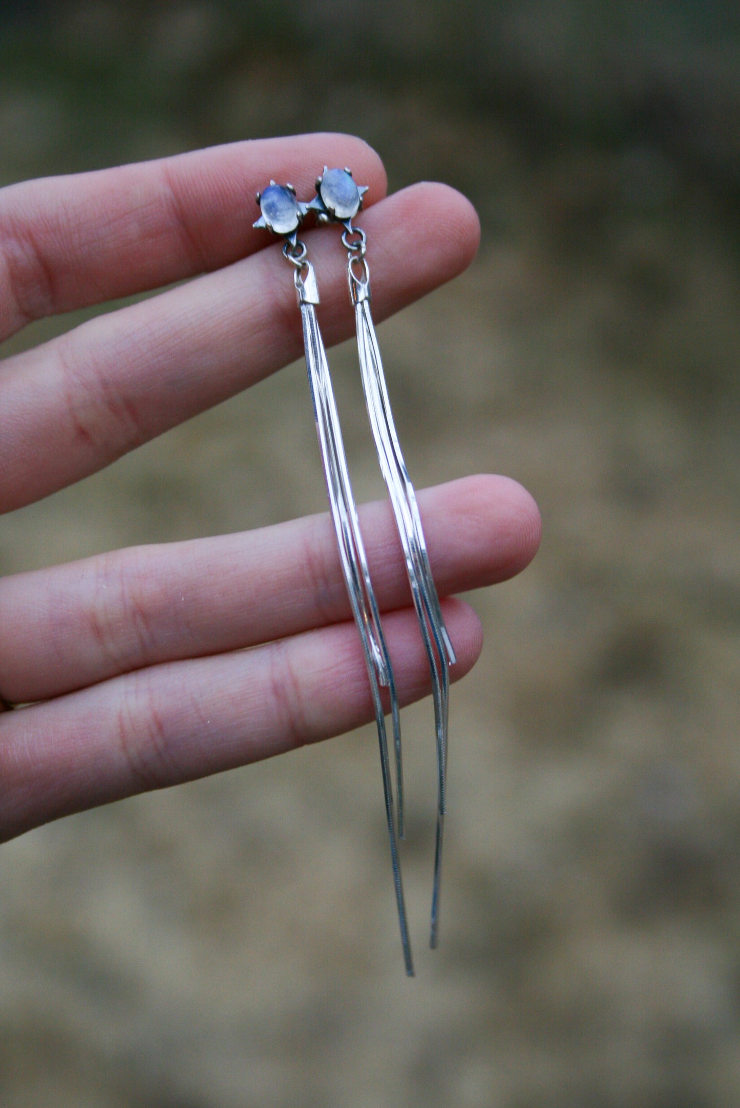 Shooting Star Dangles (Moonstone)
