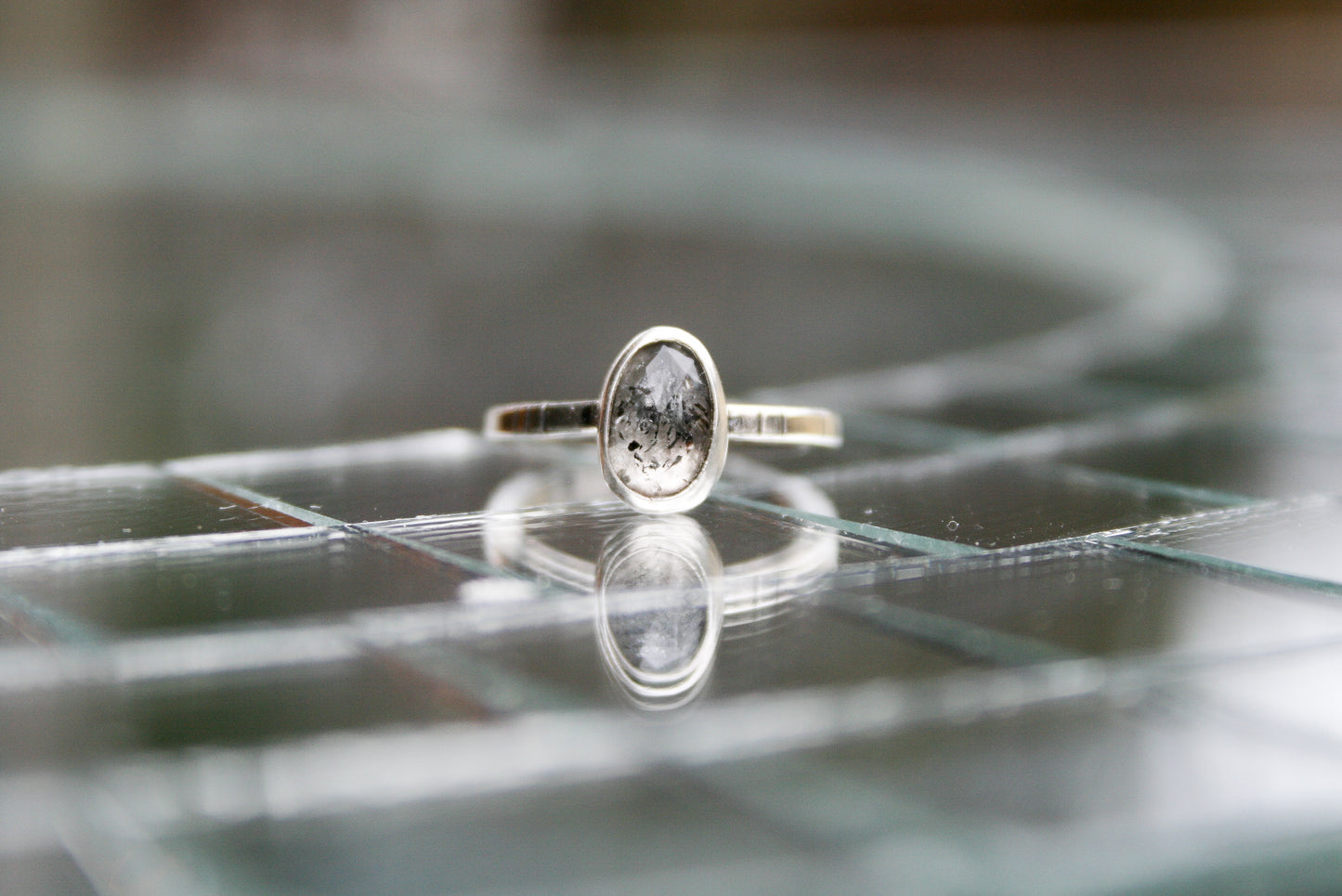 Size 4 | Herkimer Diamond Ring B