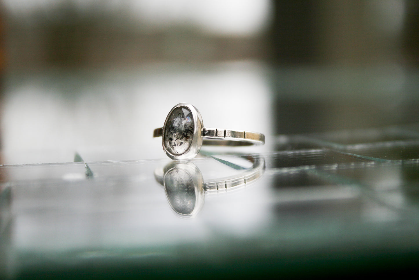 Size 4 | Herkimer Diamond Ring B