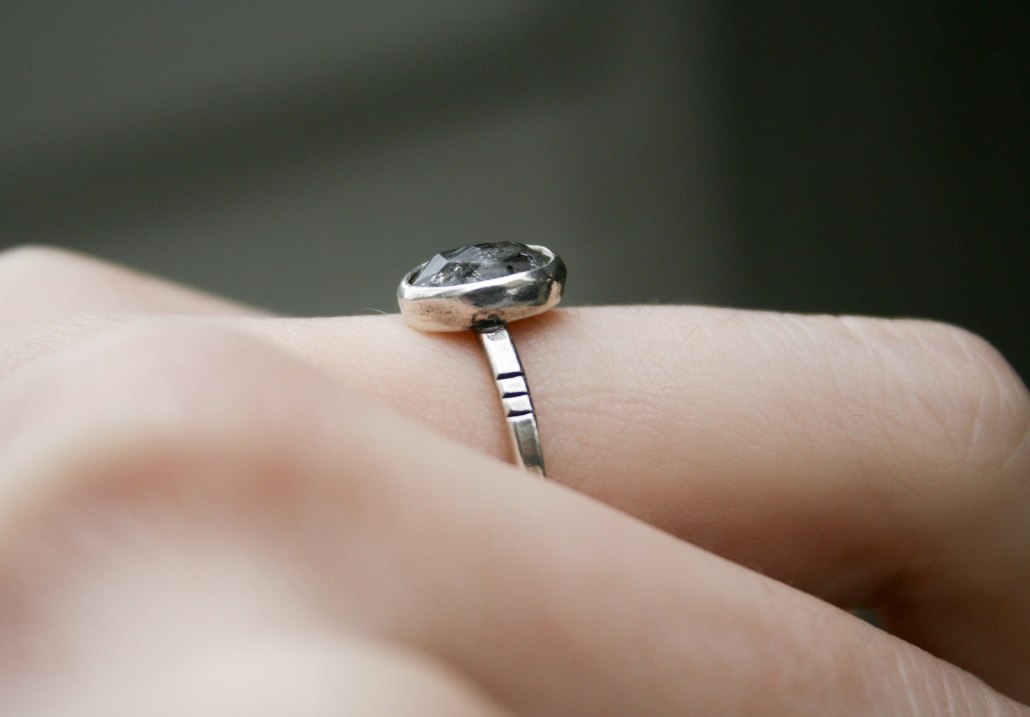 Size 4 | Herkimer Diamond Ring B