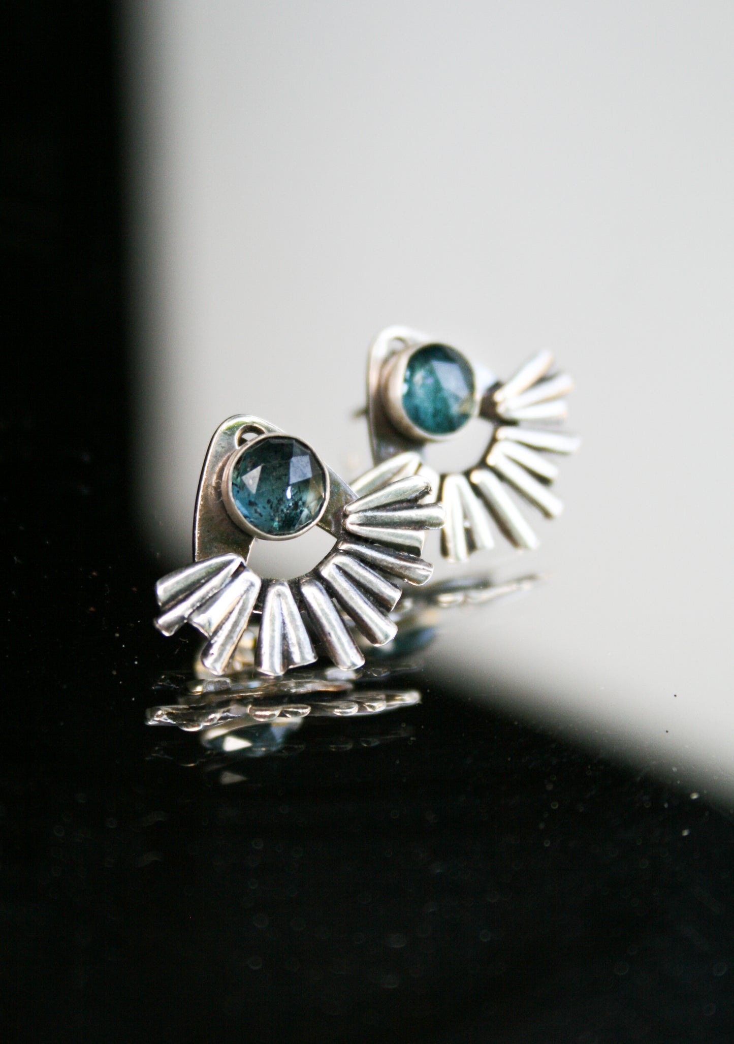 Kyanite Studs + Ear Jackets