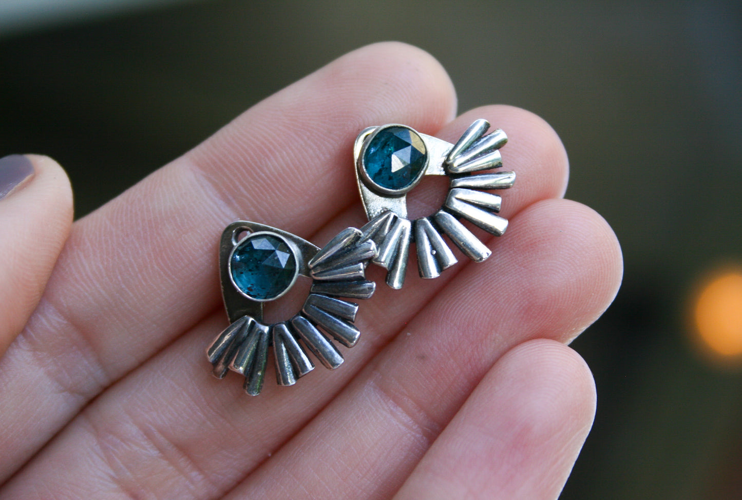 Kyanite Studs + Ear Jackets