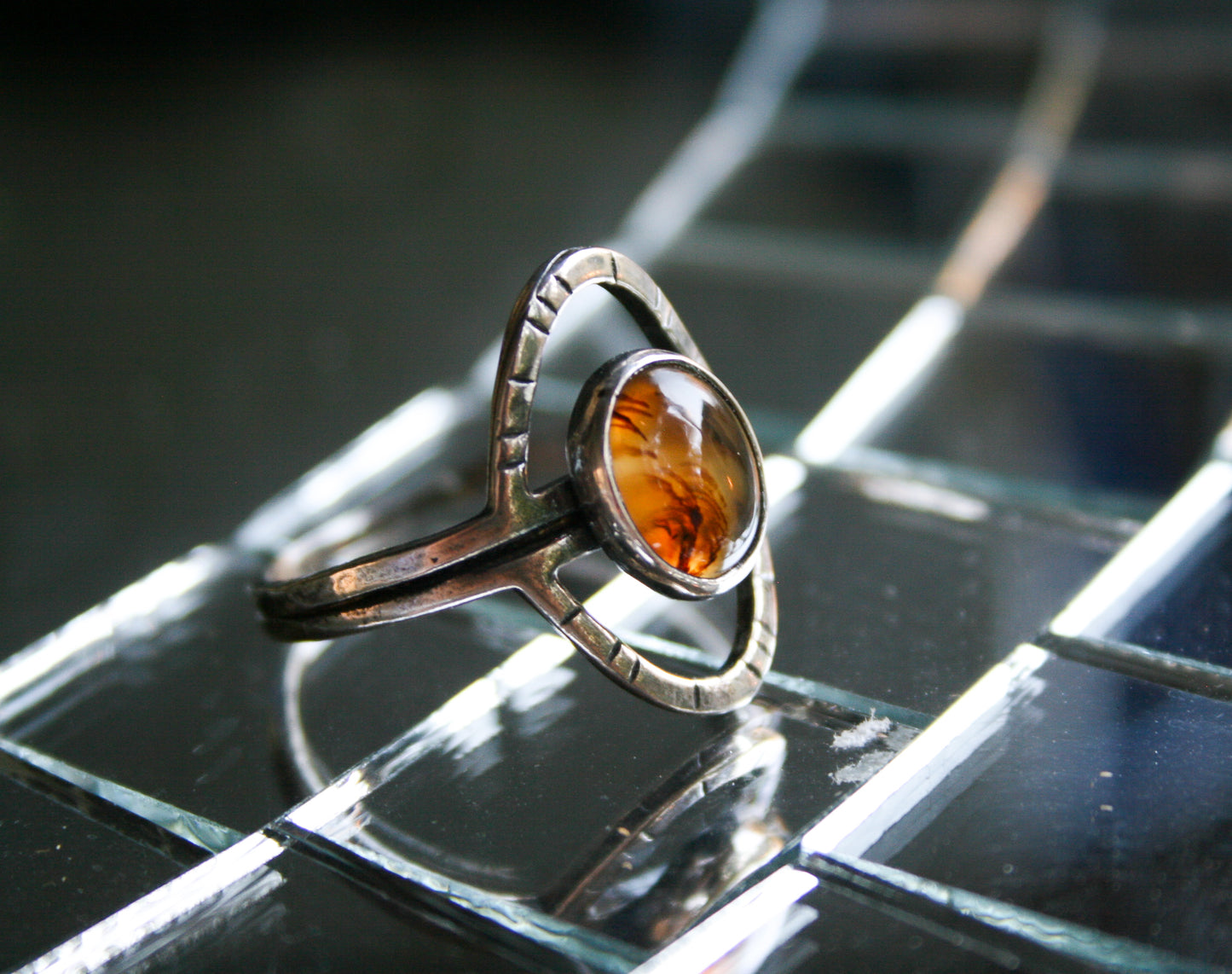 Size 11 1/2 | Montana Agate Orbit Ring C