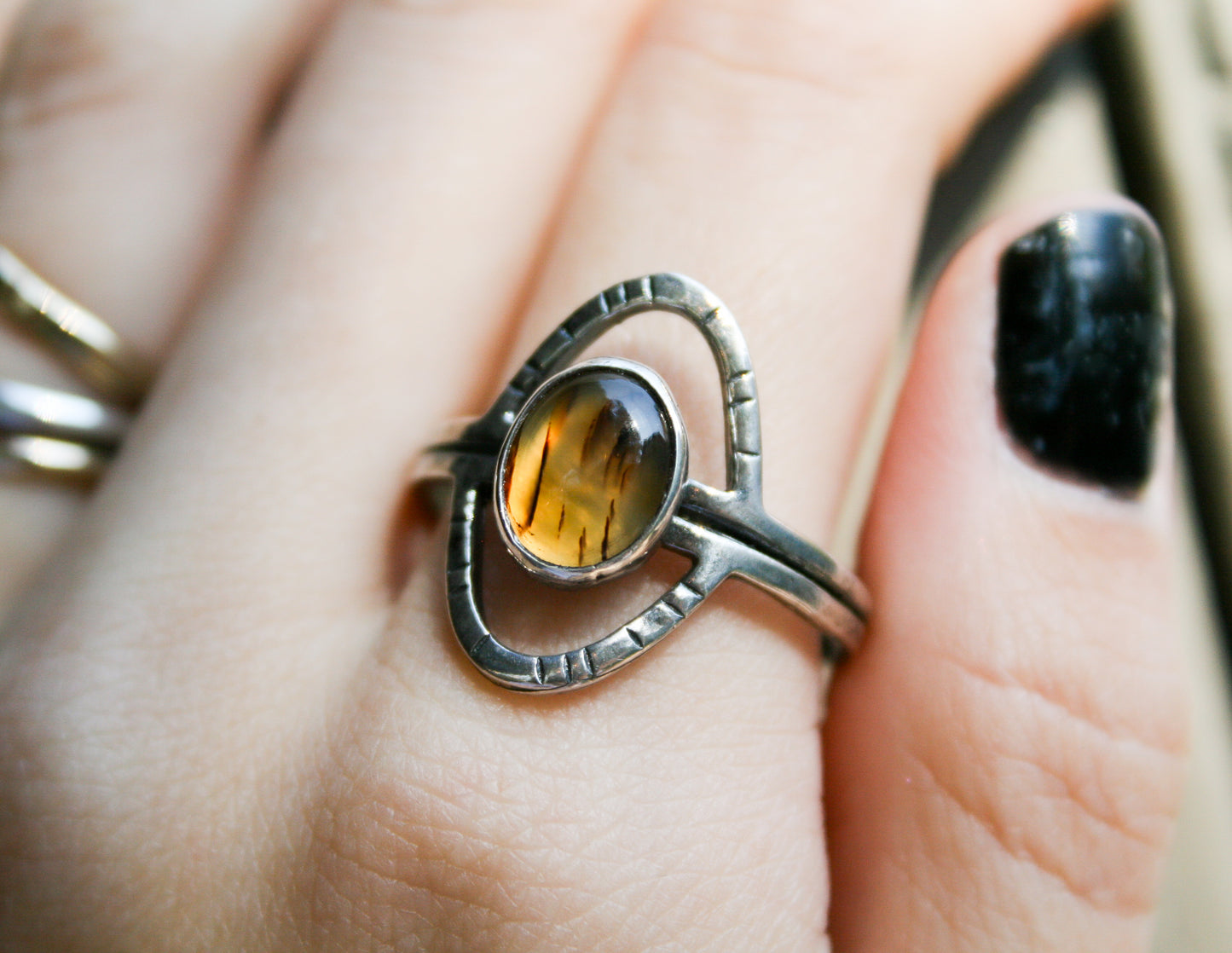 Size 11 1/2 | Montana Agate Orbit Ring C