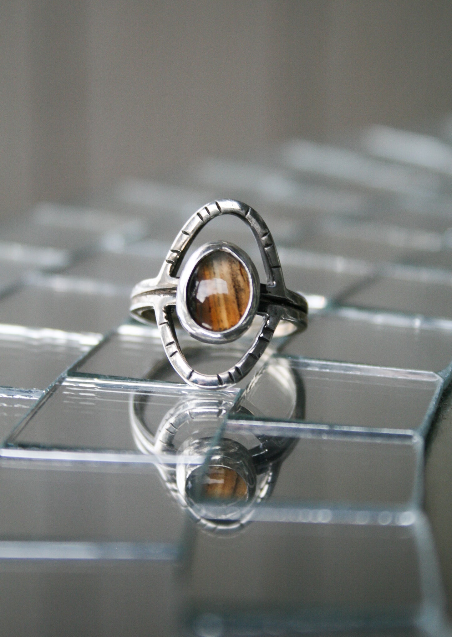 Size 7 | Montana Agate Orbit Ring