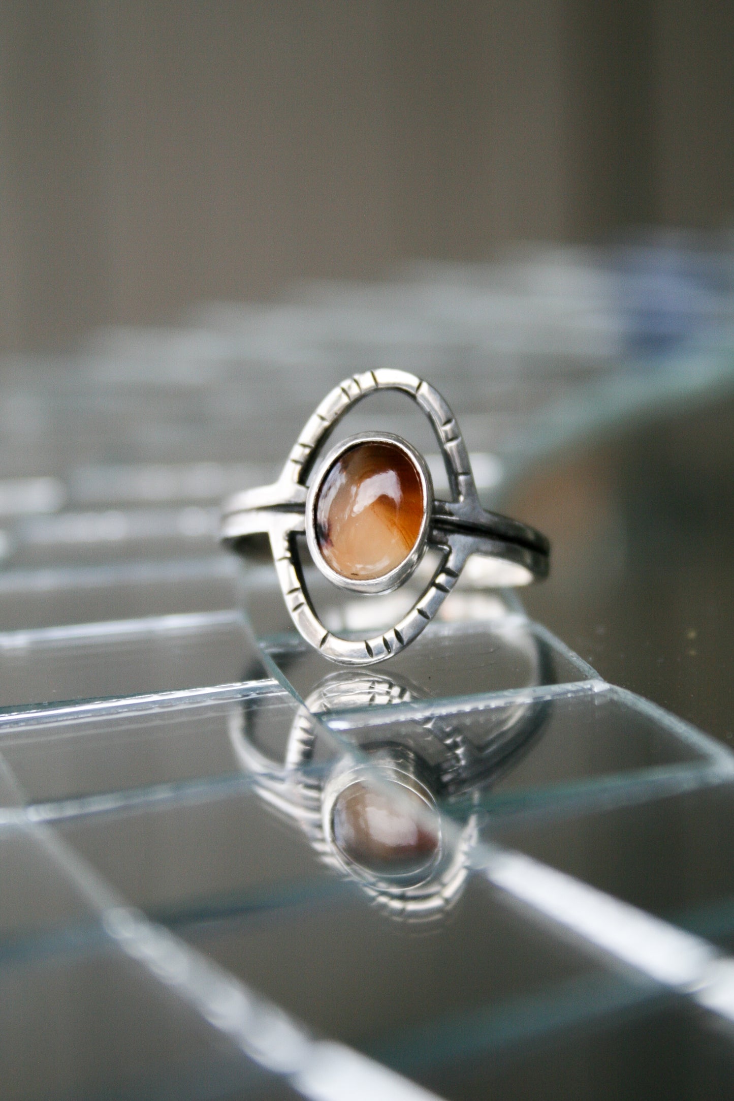 Size 12 1/2 | MT Agate Orbit Ring