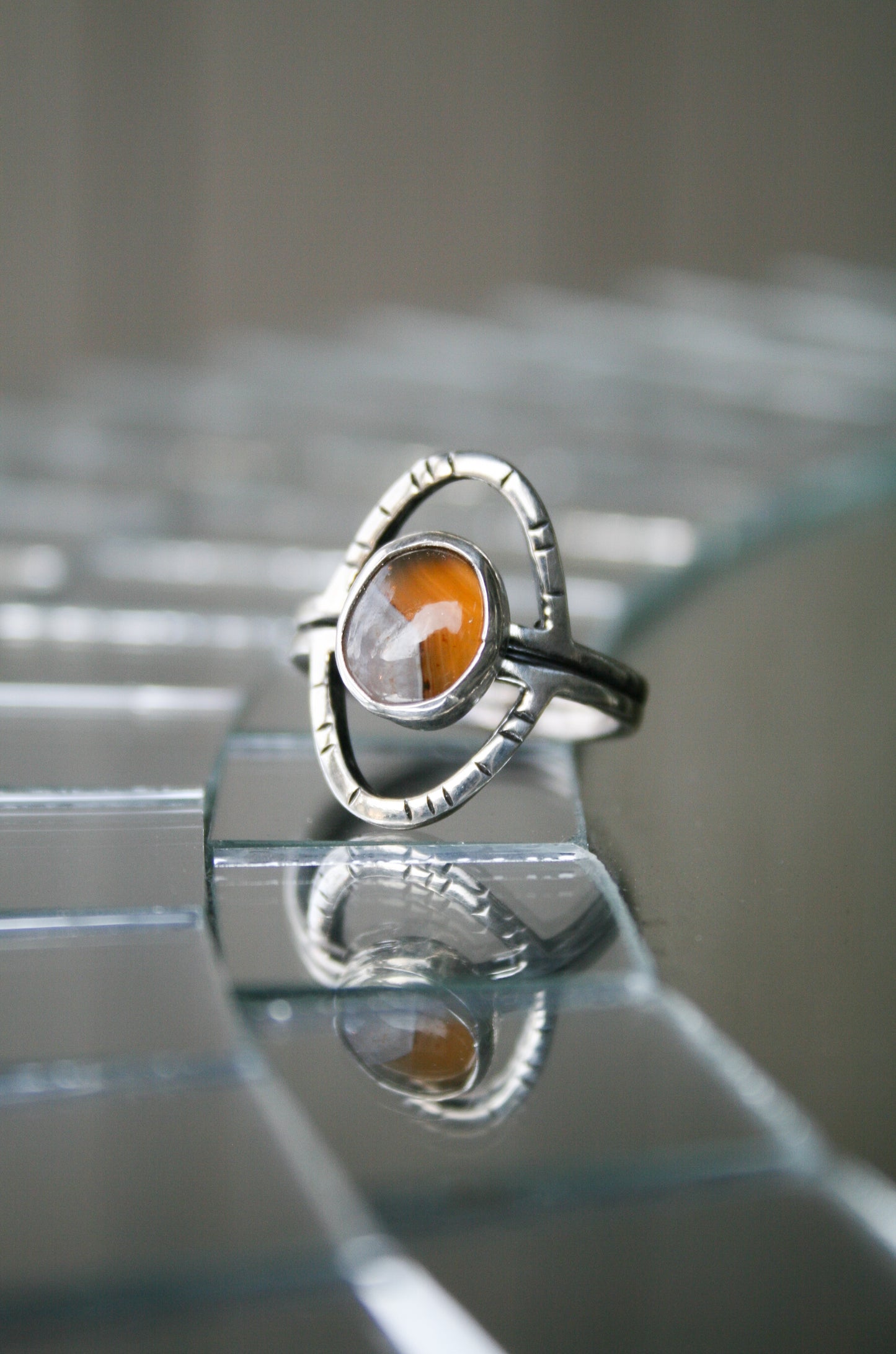 Size 7 | Montana Agate Orbit Ring