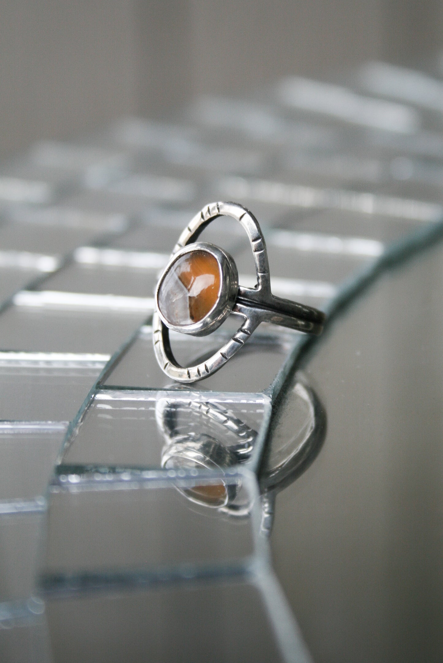 Size 7 | Montana Agate Orbit Ring