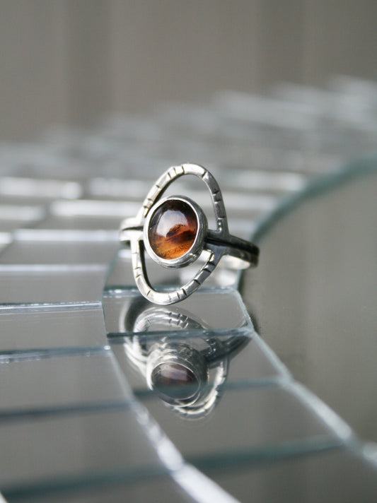 Size 9 | Montana Agate Orbit Ring