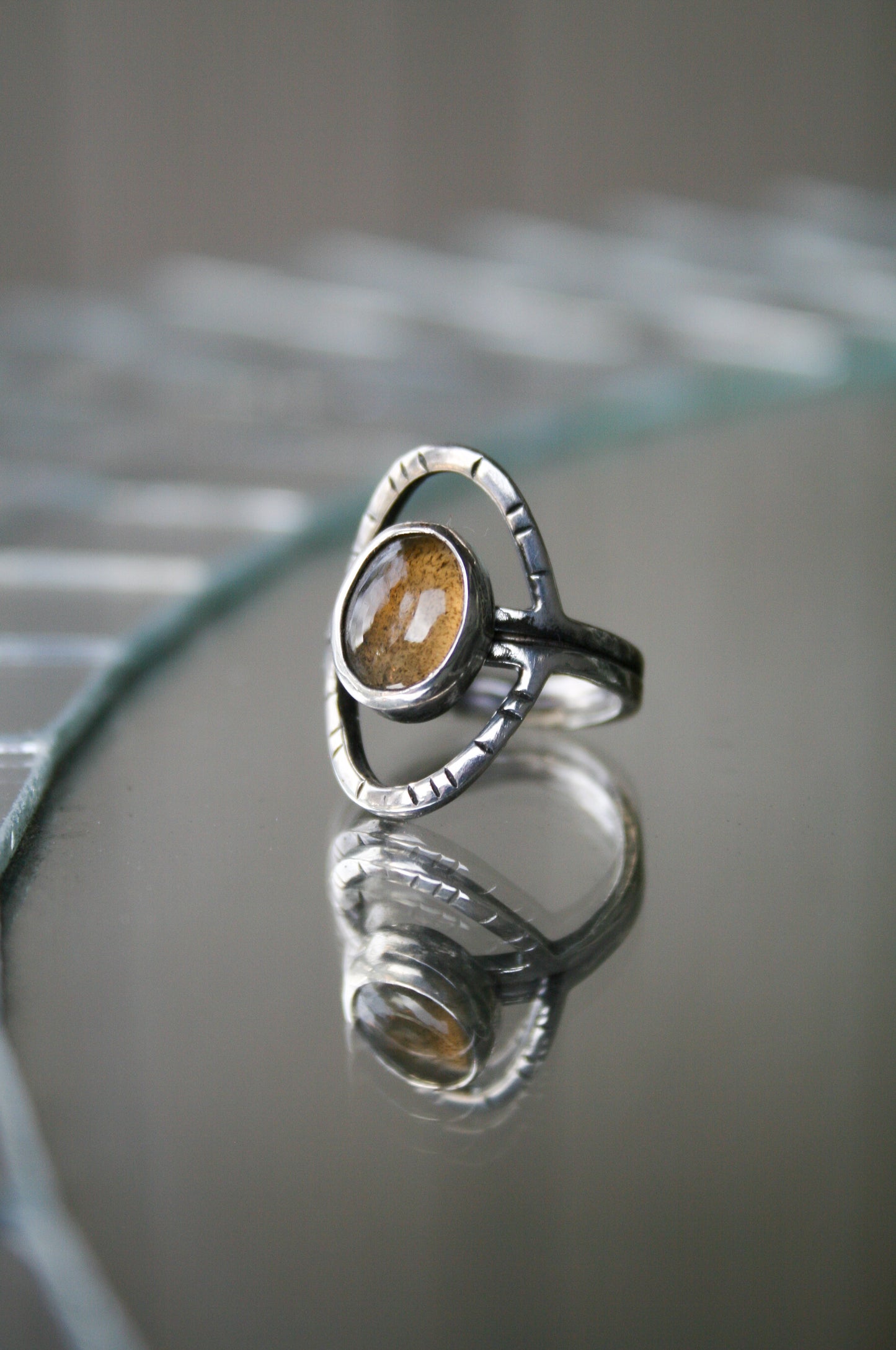 Size 4 | Montana Agate Orbit Ring