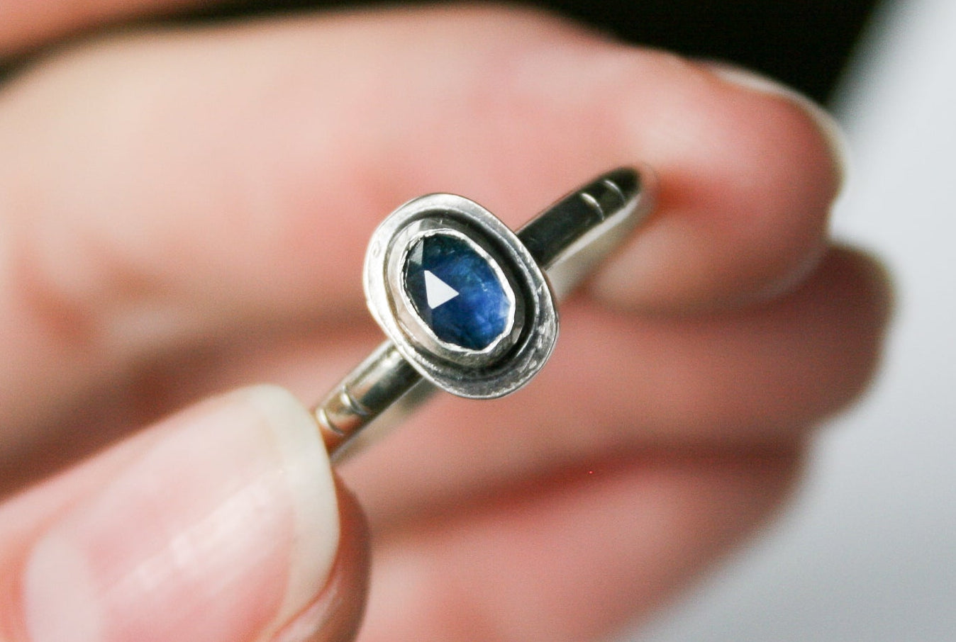 Size 8.25 | Oval MT Sapphire Ring