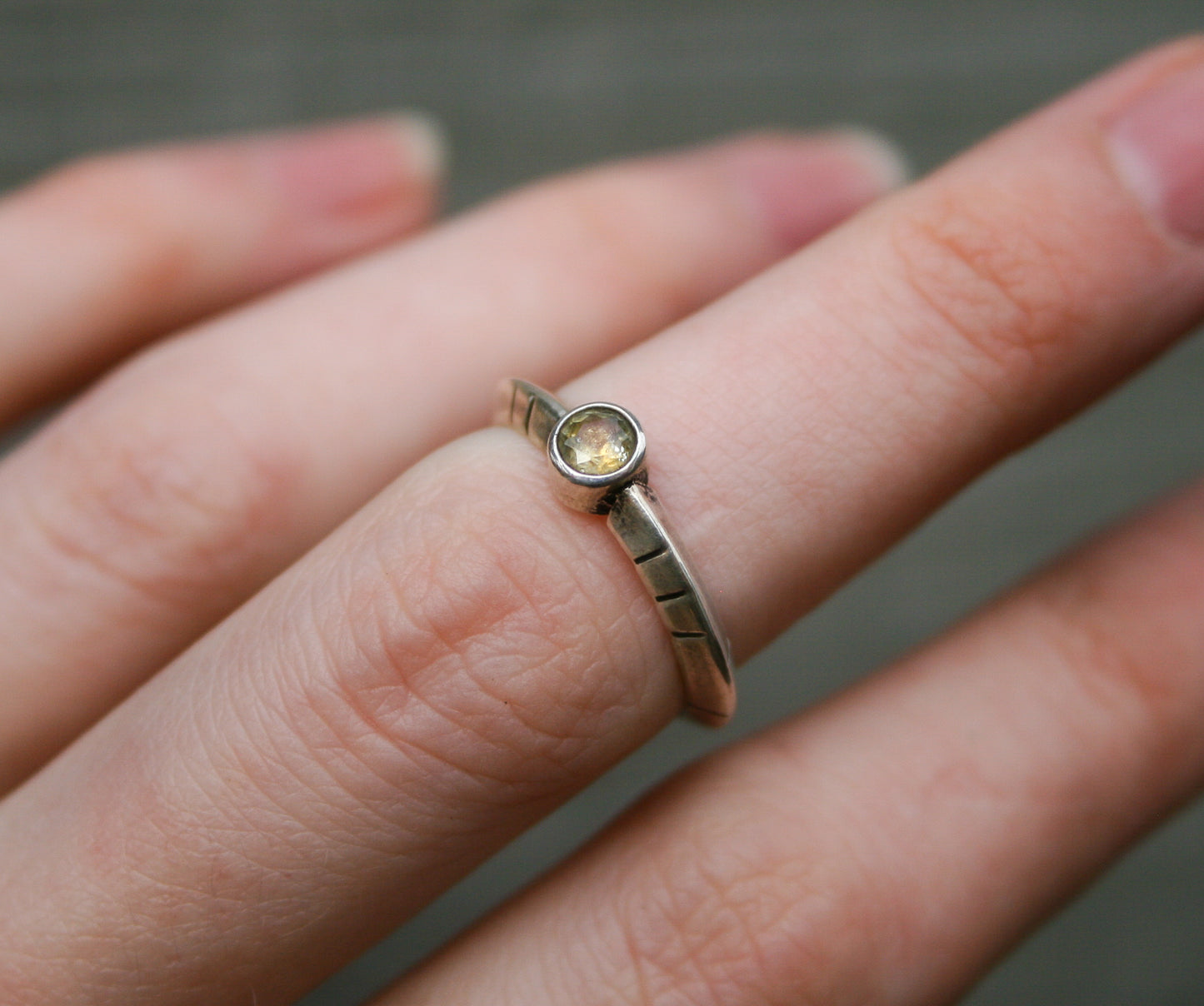 Size 5 | Yellow MT Sapphire Ring