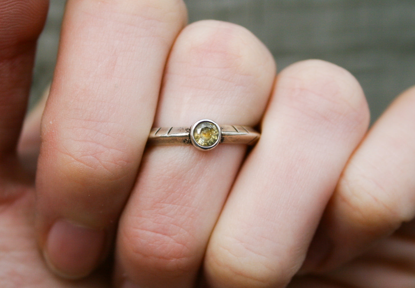 Size 5 | Yellow MT Sapphire Ring