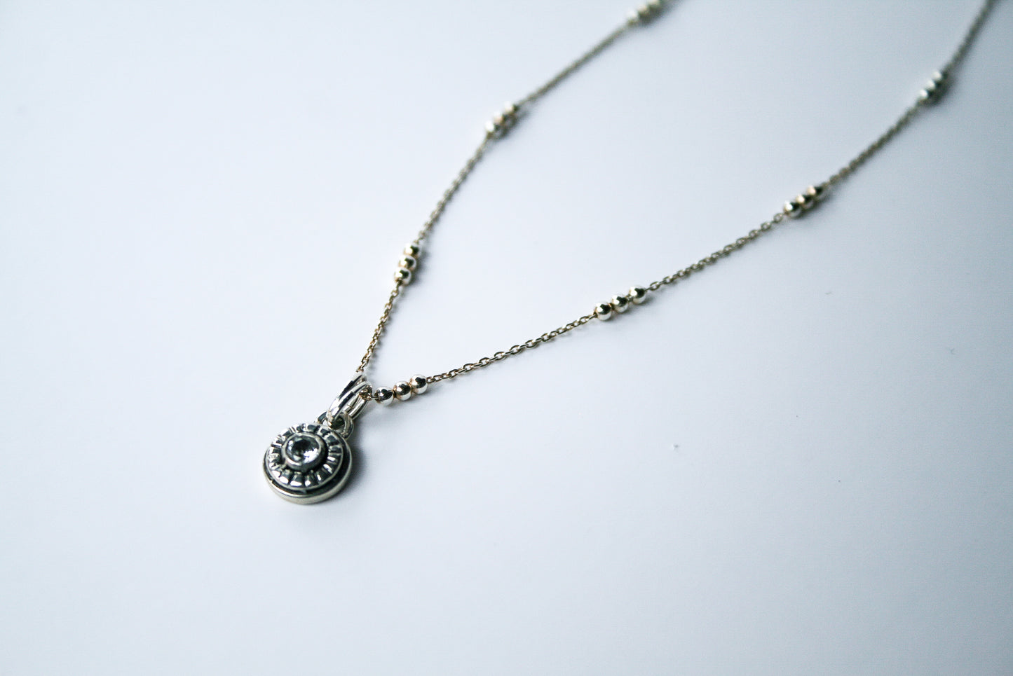 White Sapphire Necklace