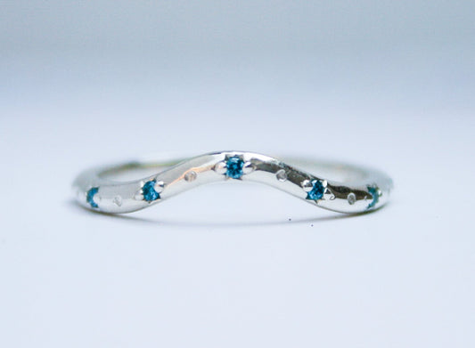 "Safekept" Contour Band | Sterling Silver
