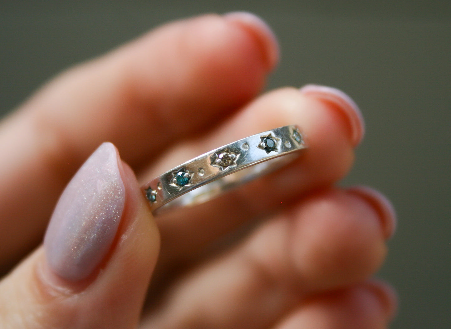"You Were Always in the Sky" Infinity Band | Sterling Silver