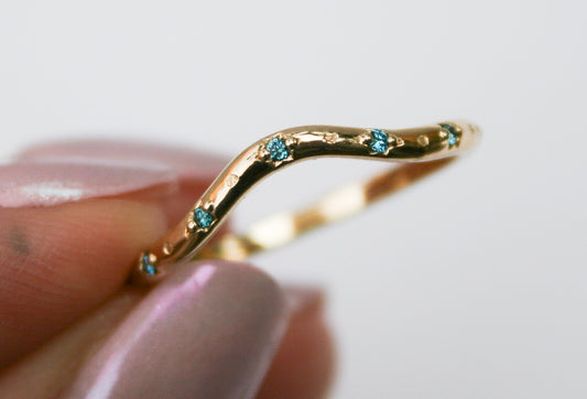 "Safekept" Contour Band | Gold