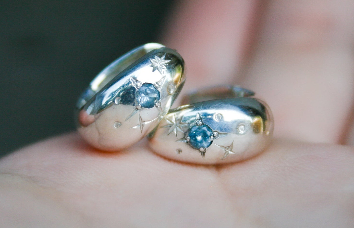 Easy-Wear Huggies | Limited Edition MT Sapphires