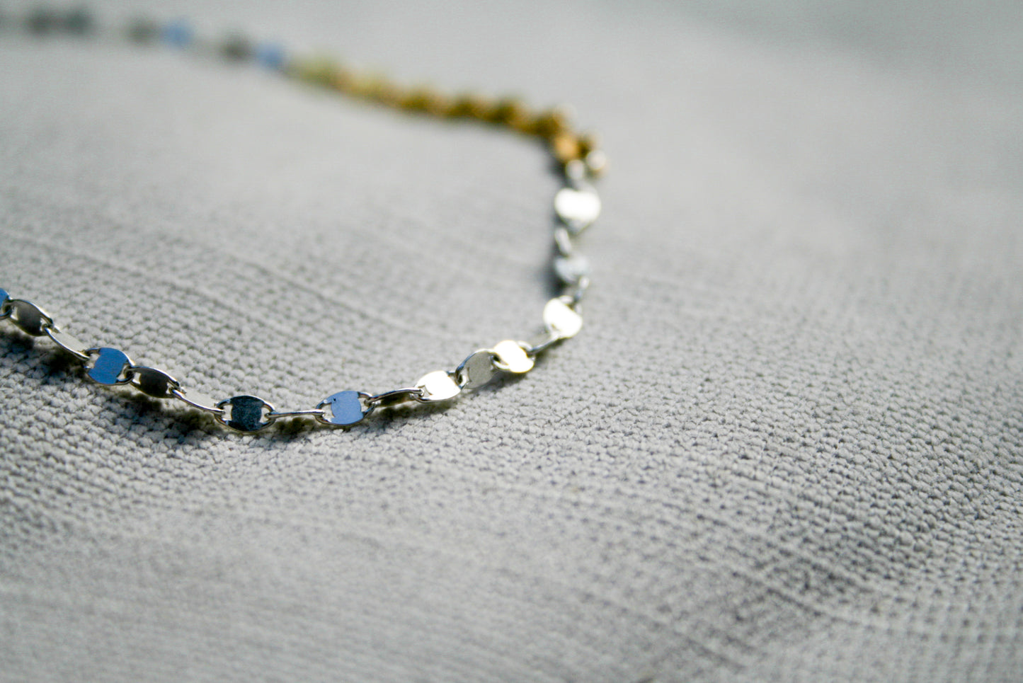 Mixed Metal Chain Necklace