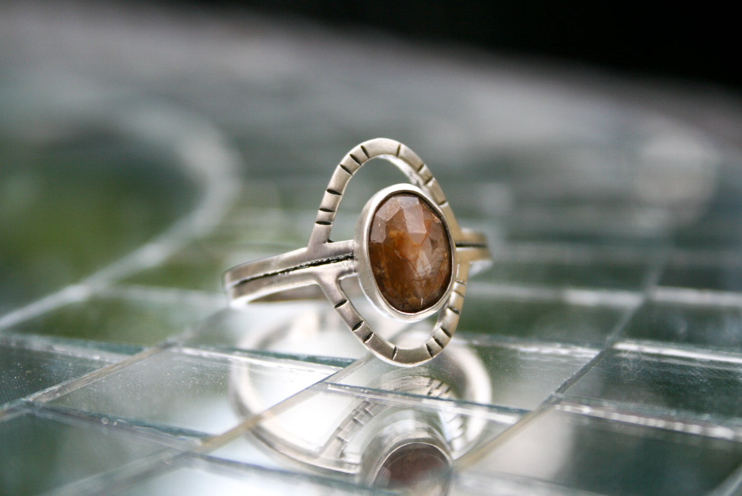 Ochre Sapphire Ring | Size 13 1/2