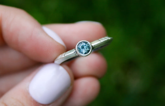 Montana Sapphire Ring | Size 8