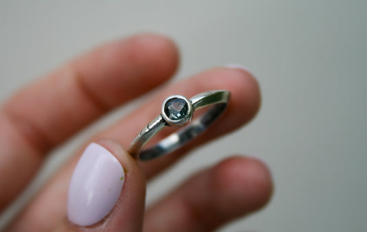 Montana Sapphire Ring | Size 8 1/4