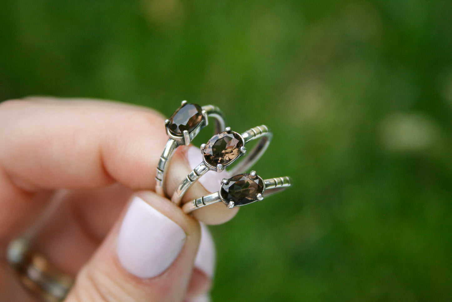 Smoky Quartz Rings | Various Sizes