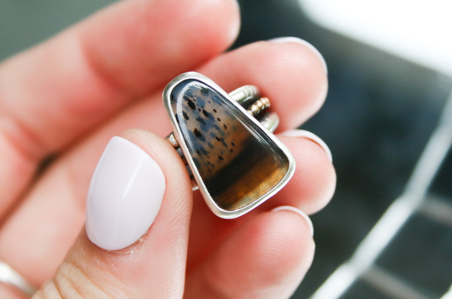 Montana Agate Ring | Size 4 3/4