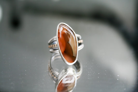 Montana Agate Ring | Size 7