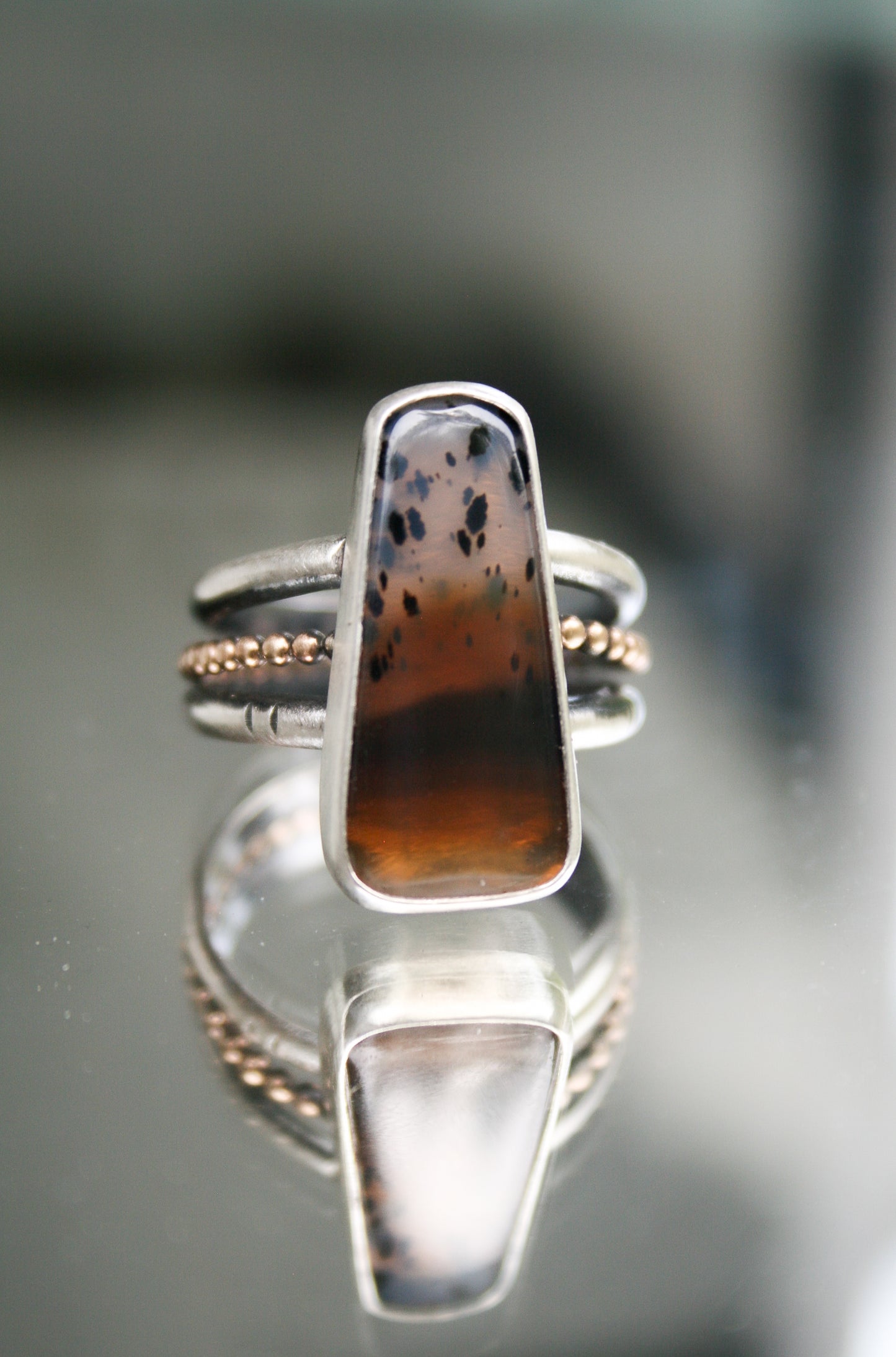 Montana Agate Ring | Size 8 1/2