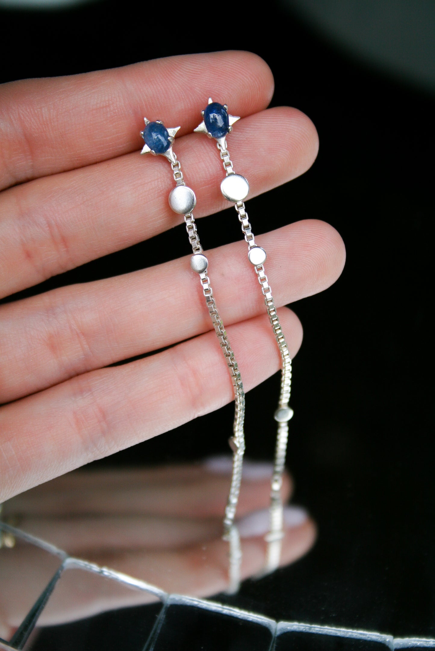 Sapphire Constellation Earrings